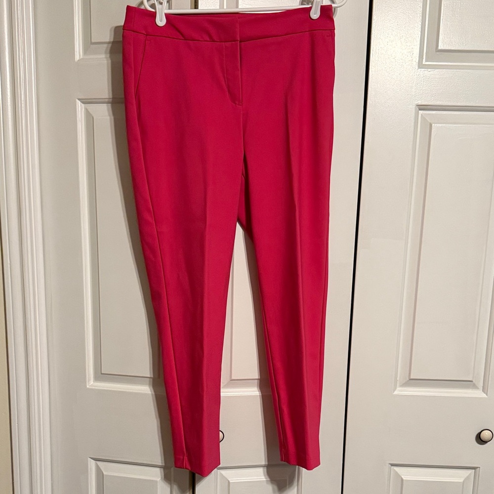 Rachel Zoe Vibrant Pink Cropped Pants